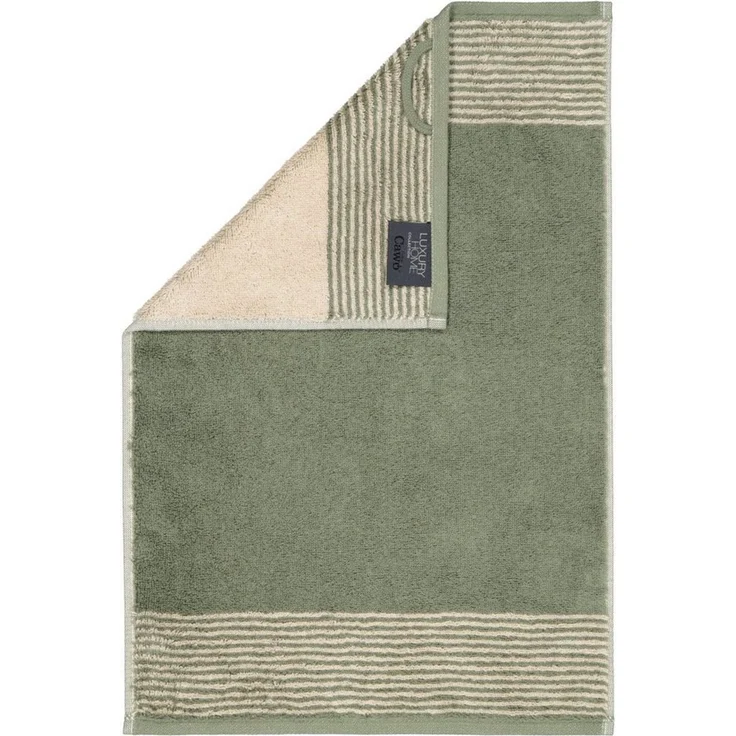 CAWÖ Gästetuch - Luxury Home, C Two-Tone, Walkfrottier Field 30x50cm – Bild 1