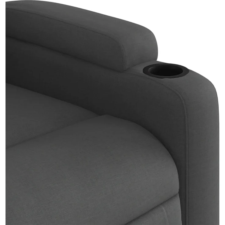 vidaXL Massage-Relaxsessel, Stoff, Dunkelgrau 3206065 – Bild 8