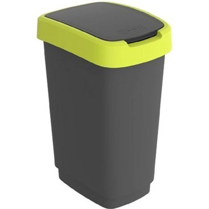 ROTHO Mülleimer Twist Mülleimer mit Deckel 25l, Kunststoff (PP) – Bild 4