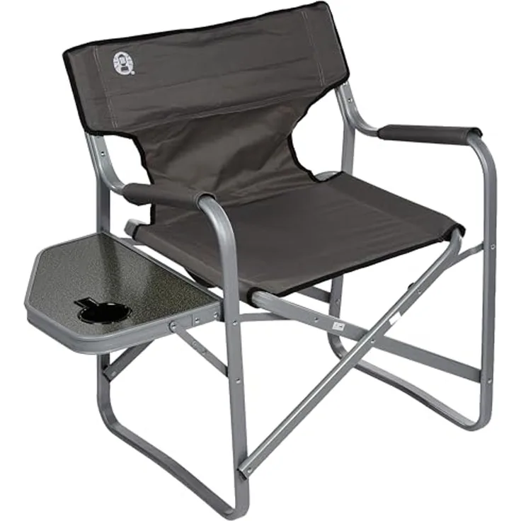 COLEMAN Campingstuhl Coleman Aluminium Deck Chair with Table, Stuhl