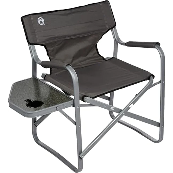 COLEMAN Campingstuhl Coleman Aluminium Deck Chair with Table, Stuhl – Bild 1