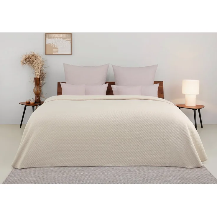 OTTO home Tagesdecke Annika gesteppte Tagesdecke, aus 50% recyceltem Polyester, und 50% Baumwolle, ab Größe 140x210 cm