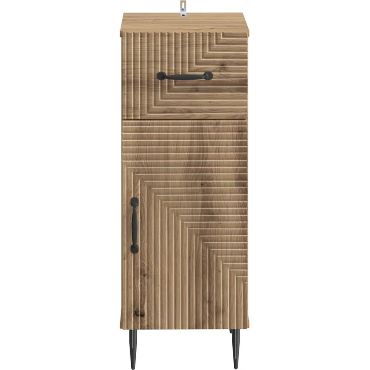 vidaXL Badezimmer Aufbewahrungsschrank HAARLEM Artisan-Eiche 896834 – Bild 3