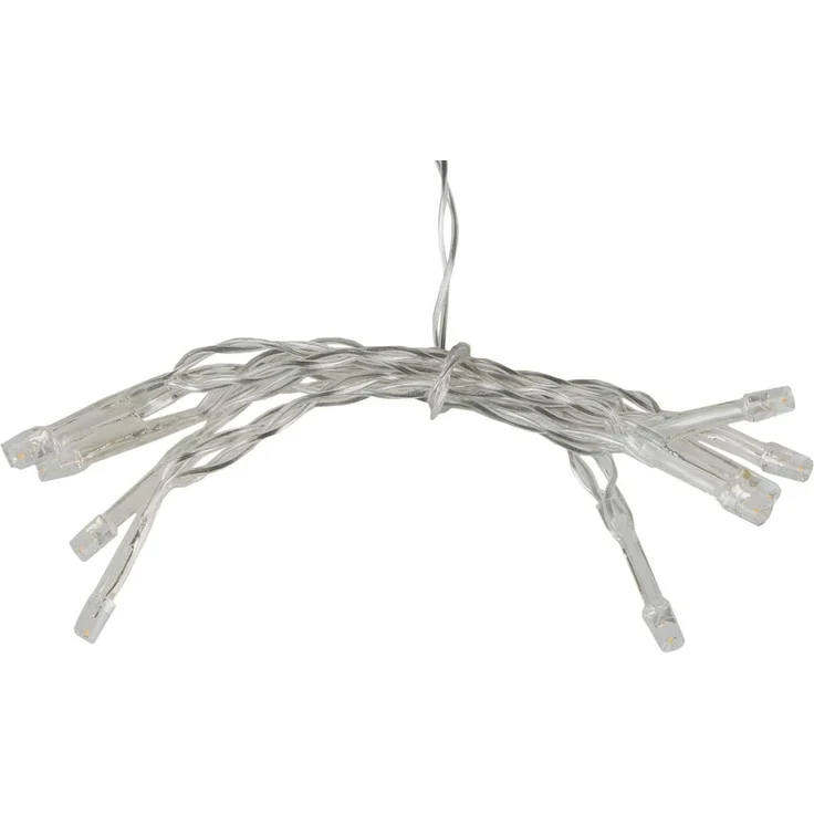 Idena LED Lichterkette 10 LED warmweiß 6h Timer 1m Innen – Bild 5