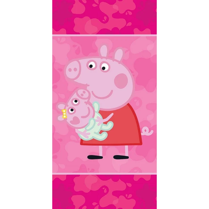 Peppa Pig Strandtuch Peppa Pig Badetuch Handtuch Strandtuch 70 x 140 cm – Bild 1