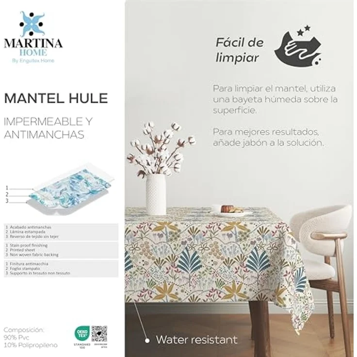 Martina Home Wachstuch-Tischdecke, 300 x 140 cm, einzigartig – Bild 4