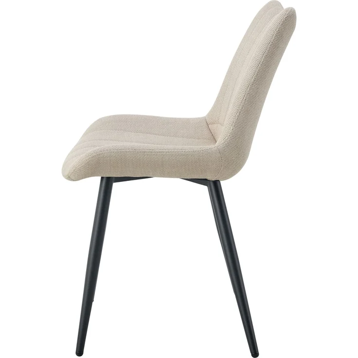 Stuhl 2er Set Helsinki Stühle in Creme - gemütliches Design - Top Qualität B/H/T: 53x86x59 cm – Bild 5