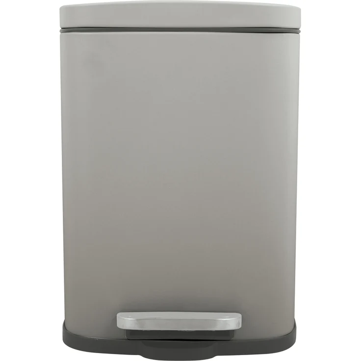 Spirella Kosmetikeimer 5 Liter Edelstahl mit Absenkautomatik und Inneneimer "Akira" Badezimmer Mülleimer Softclose Abfalleimer taupe matt – Bild 3
