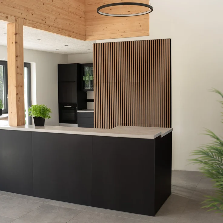 HOME DELUXE Akustikpaneel SONIC - 240 x 40 cm Oiled Oak – Bild 2