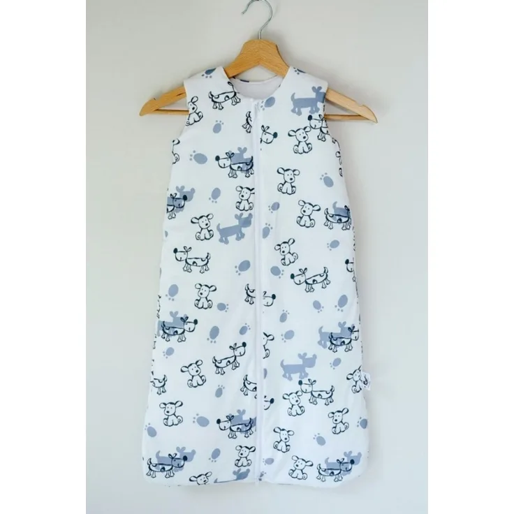 PULP BAMBOO Schlafsack warm gefüttert TOG 1 75 Jersey - Hunde bis 12 Mon.