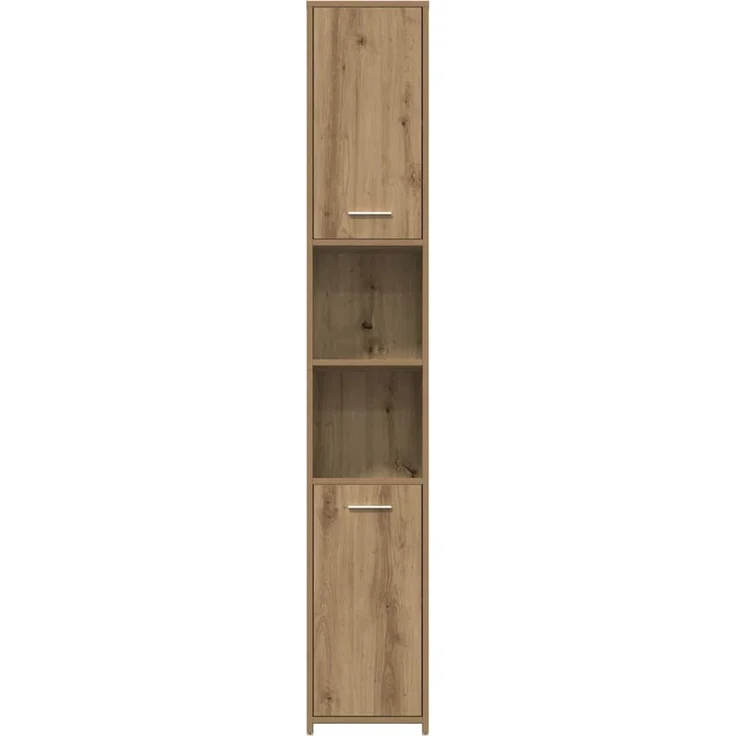 vidaXL 4-tlg. Badmöbel-Set Artisan-Eiche Holzwerkstoff 3328554 – Bild 7