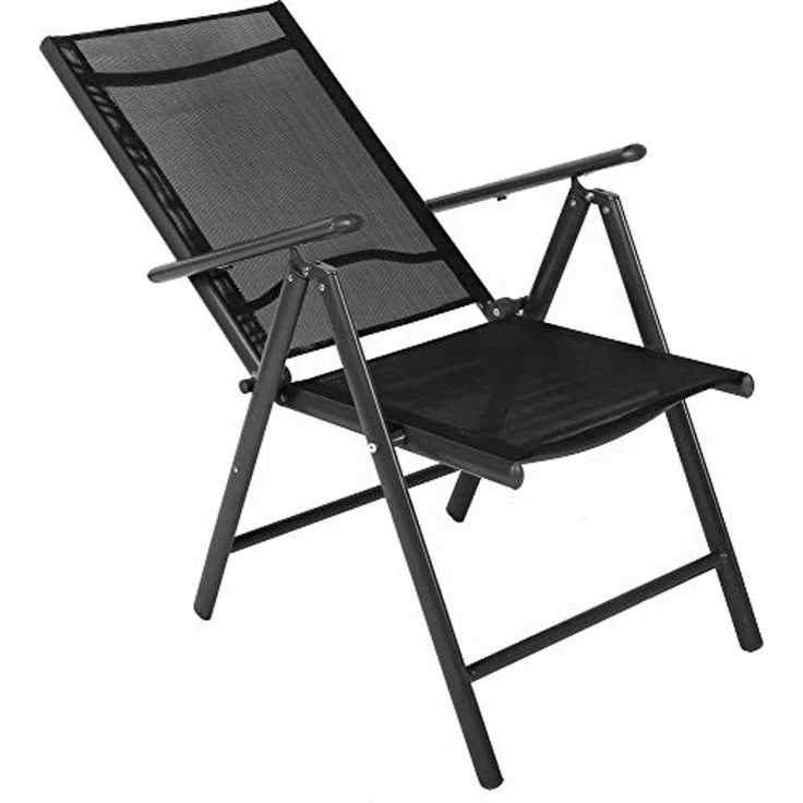 VCM Gartenstuhl Miami 913216 Anthrazit H. 105 x B. 56 x T. 65 cm – Bild 7