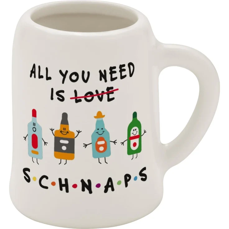 Schnapskrug Schnapsglas Stamper Keramik Sheepworld NEED 73844