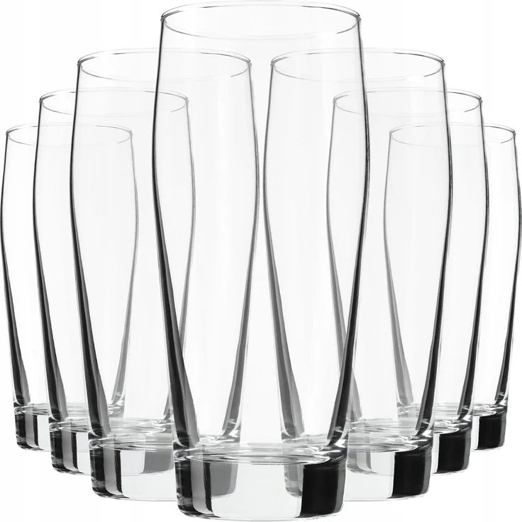 KADAX Bierkrug, 510 ml, Glas, hohes Glas-Set, Becher, 8 Stück – Bild 4