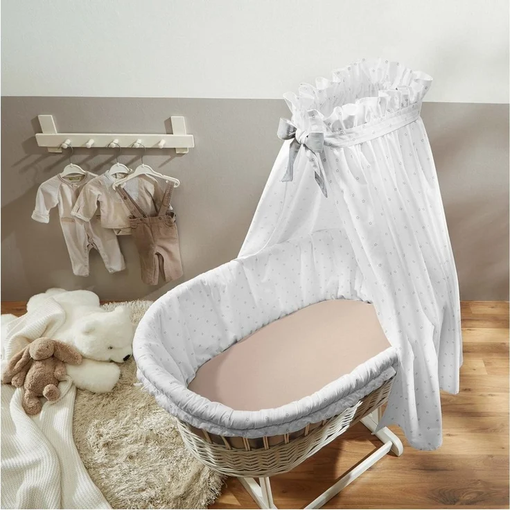 Erwin Müller Spannbettlaken Baby-Spannbettlaken "Murnau", Jersey, Gummizug: Rundumgummi, (1 Stück), Single-Jersey Uni – Bild 3