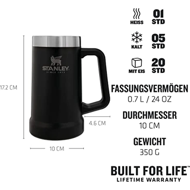 Stanley ADVENTURE Thermobecher - schwarz 0.7L / Stanley – Bild 5