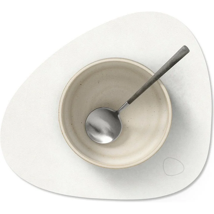 LIND DNA Platzset Nupo Tischset Curve S pure white 24x28cm – Bild 2