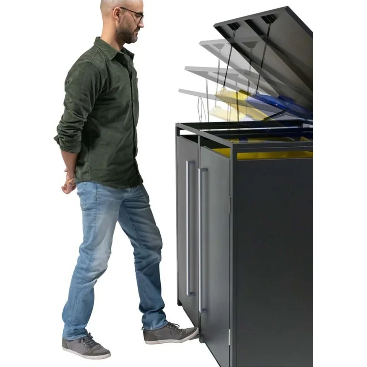 Westmann Pedura 5 | Metall Mülltonnenbox mit – Bild 3