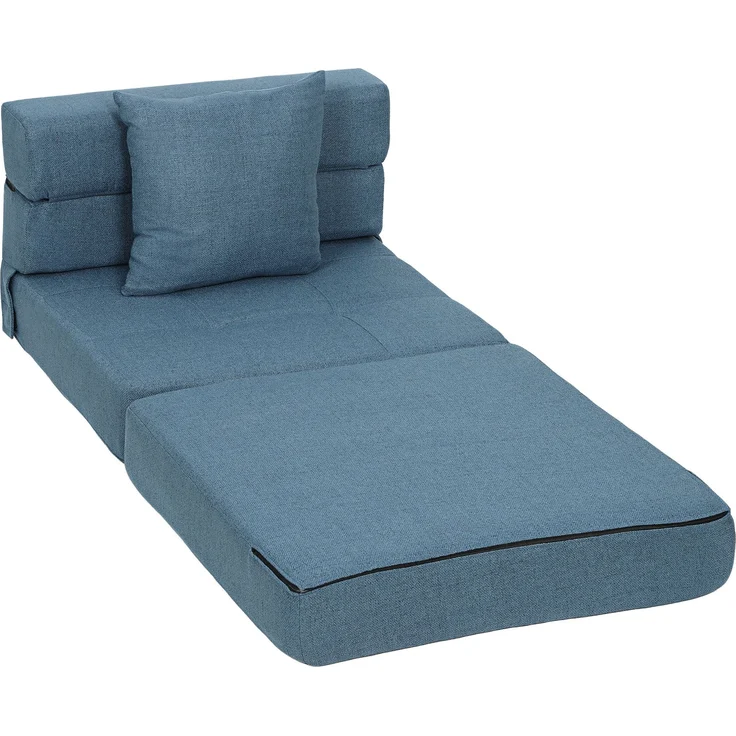 JARDJ Schlafsessel Relaxsessel Gästebett, abnehmbarer Bezug, 70 cm x 70 cm x 61 cm, Dunkelblau – Bild 2