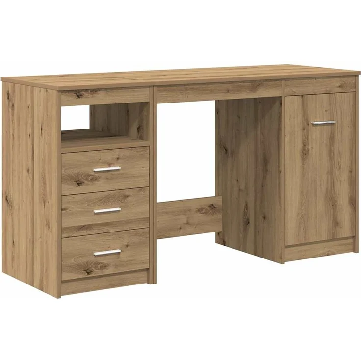 vidaXL Schreibtisch mit Schrank Artisan Oak Engineered Wood 3328552 – Bild 1