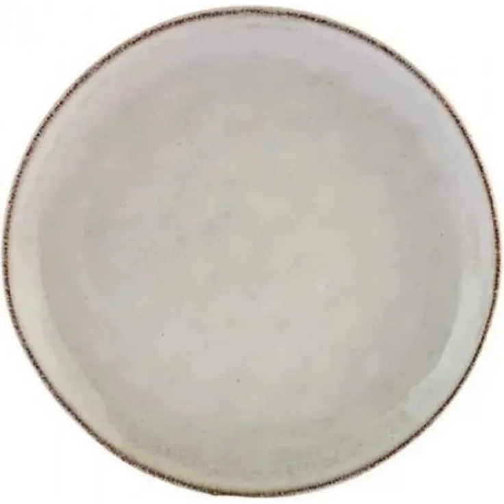 Karaca Geschirr-Set Aria Reactive Glaze Kuchenteller, 20 cm, Beige