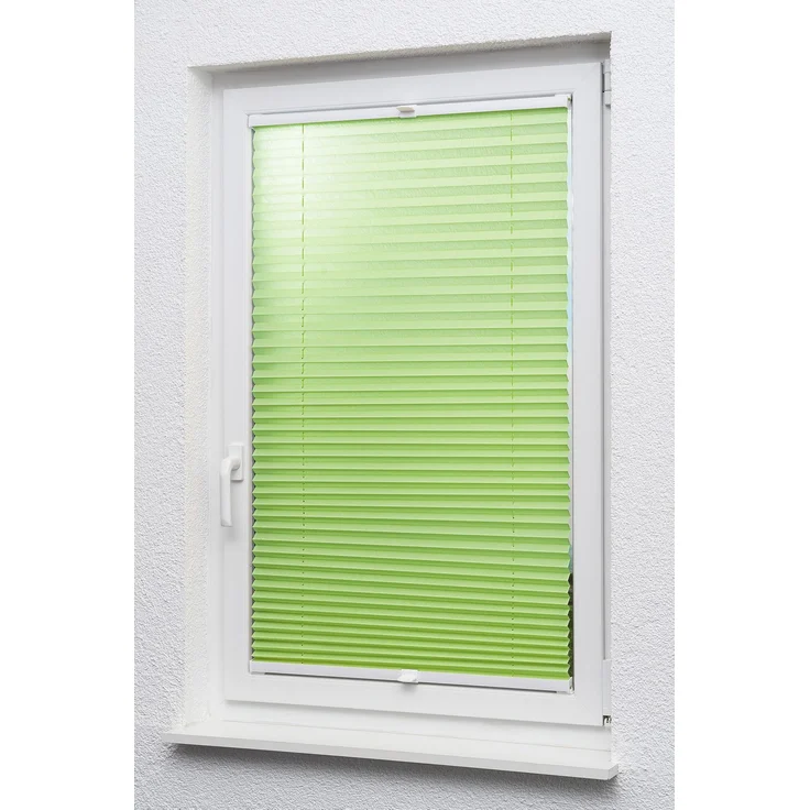 Lysel - Qualitätsplissee Crush Tageslicht maigrün - Plissee in der Größe (Bx H) 90cm * 130cm – Bild 7