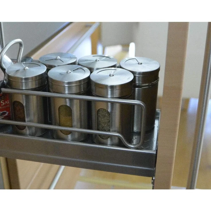 Jean Products Gewürzstreuer Aluminium Gewürzstreuer aus Glas mit verstellbarer Öffnung Ø5 x 8,5 cm, (1-tlg), modernes Design – Bild 6