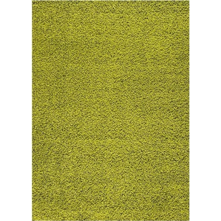 Vimoda Hochflor-Teppich Teppich Shaggy langflor Grün, Rund, Höhe: 30 mm, Läufer Grün Langflor Einfarbig, Modern, wohnzimmerteppich – Bild 4