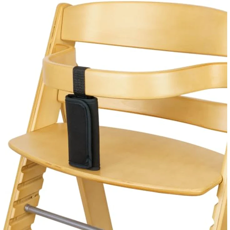 Schrittgurt mit Gurtpolster für Hochstuhl, 1 Set, Schwarz, kompatibel mit Hauck Alpha Beta, Stokke Tripp Trapp, roba Sit Up, Gurtschoner für Frontbügel, weiches Gurtpolster – Bild 8