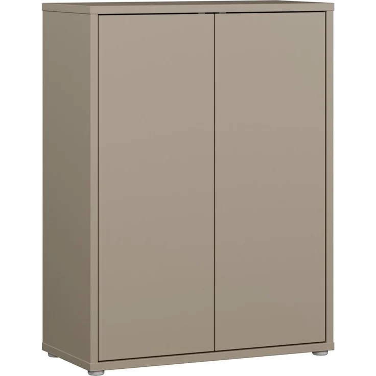 Schuhkommode >ALICE SPRINGS< in Taupe - 74,5x99,1x34,9cm (BxHxT) – Bild 4