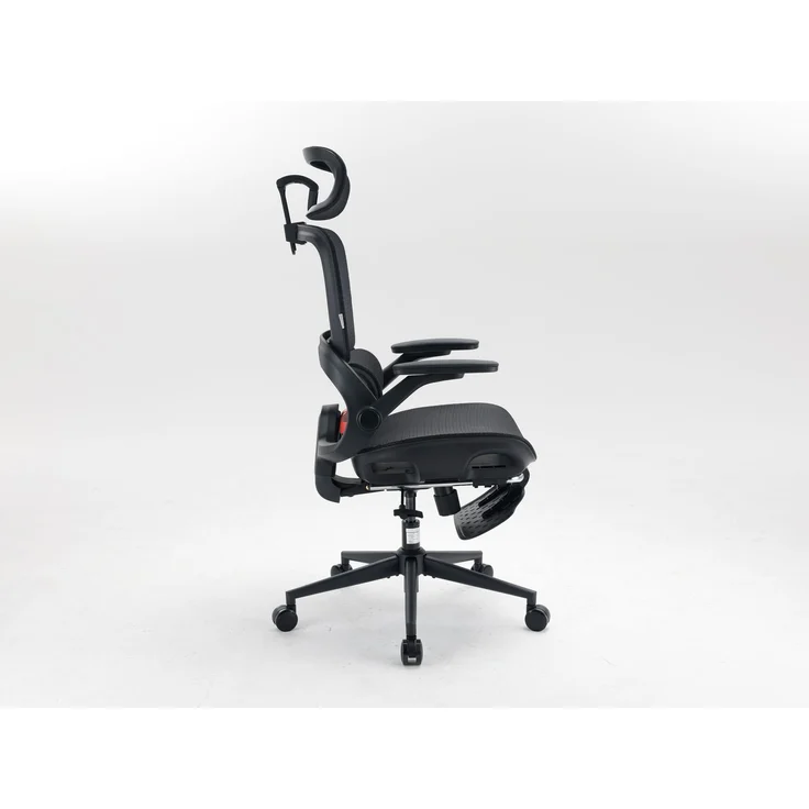 Sihoo Ergonomischer Stuhl B100-Pro, Mit Pedal, 131 x 73 cm, in Schwarz – Bild 16