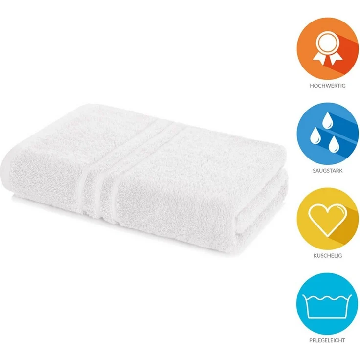 Lavea Badetuch Duschtuch 100x150 cm Elena Frottee Duschhandtuch, 100% Baumwolle, 500 g/m² Frottier, weich & saugstark, pflegeleicht – Bild 2