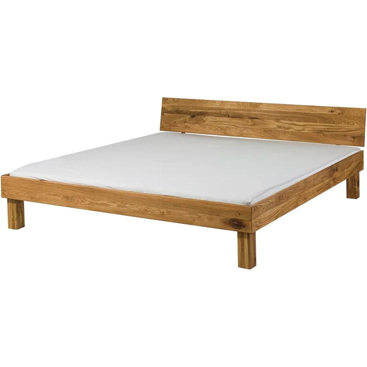 Bett Wildeiche 200 x 200 x 70 natur geölt TomMe #107 – Bild 1
