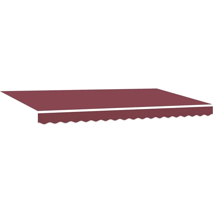 vidaXL Markisenrahmen Bordeauxrot 350 x 200 cm 3329667 – Bild 4