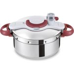 Tefal Clipsominut Perfetct 6L Rot, Edelstahl
