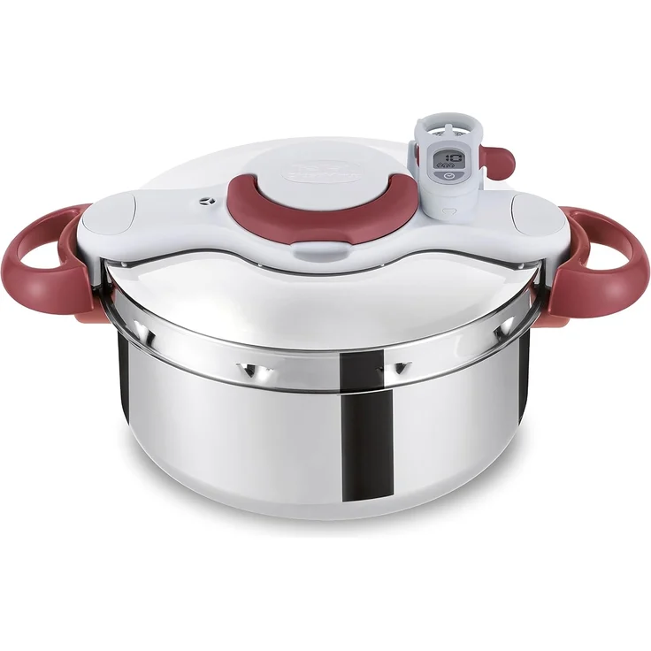 Tefal Clipsominut Perfetct 6L Rot, Edelstahl – Bild 1