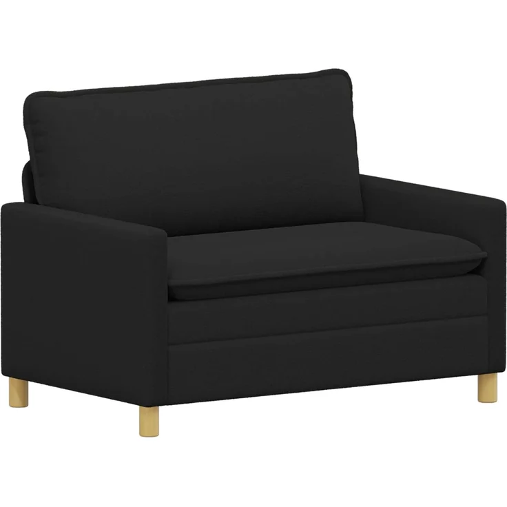 vidaXL Sofa Set 2 stk. Schwarz Stoff 3417039 – Bild 4