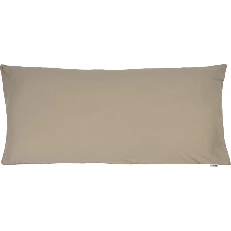 Kissenbezug ca. 40x80 cm Jersey plaza-taupe beties "BasicSoft"
