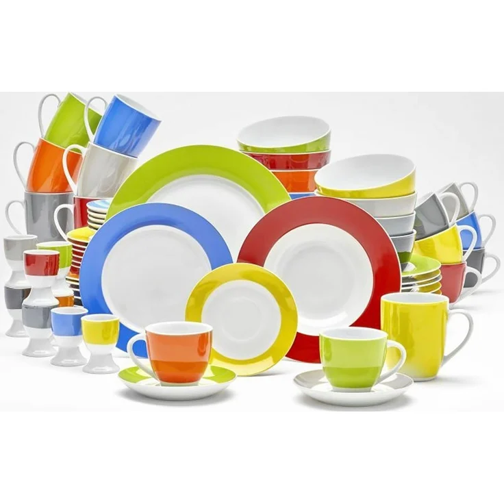 van Well Eierbecher Vario, (Set, 6-tlg, 6 Eierbecher), Porzellan, spülmaschinen- und mikrowellengeeignet – Bild 2