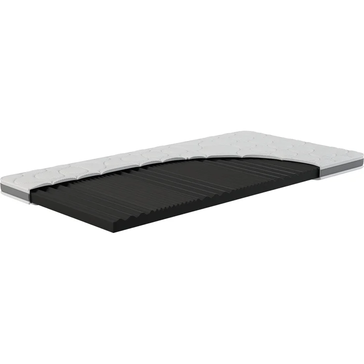 Schwarzwald Schlafsysteme Topper "Top Dynamic S", 80 x 200 cm, 7-Zonen-Komfortschaum mit Tencel-Bezug, allergikerfreundlich