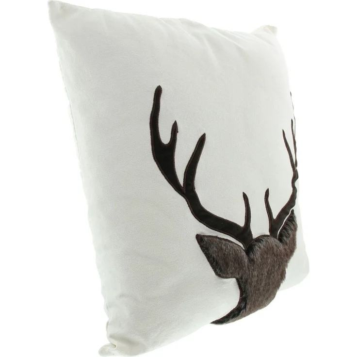 Kissenhülle "Hirschgeweih" Kissenbezug Dekokissen Kissen Hülle Deko Sofa Couch – Bild 2