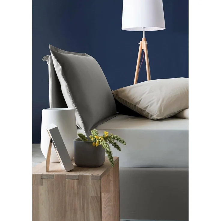 Talamo Italia - Roberta Einzelbett, Bettkasten mit Stoffbezug, 100 % Made in Italy, seitliche Öffnung, inklusive Matratze 80x190 cm, Grau – Bild 5