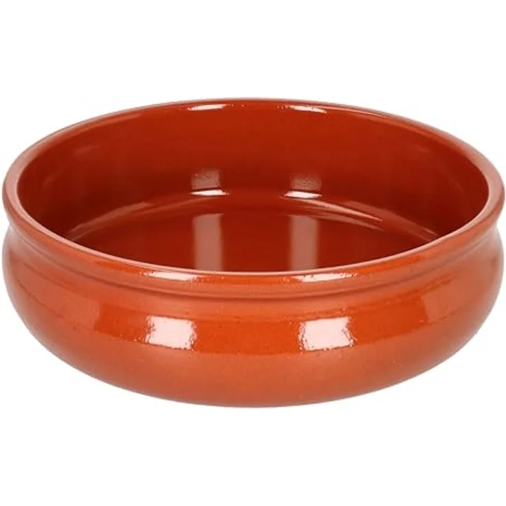 MamboCat Servierschale MamboCat 2x Cazuela Schale Berlin bauchig Tonware Ø 24 cm Größe XL, Steingut – Bild 4