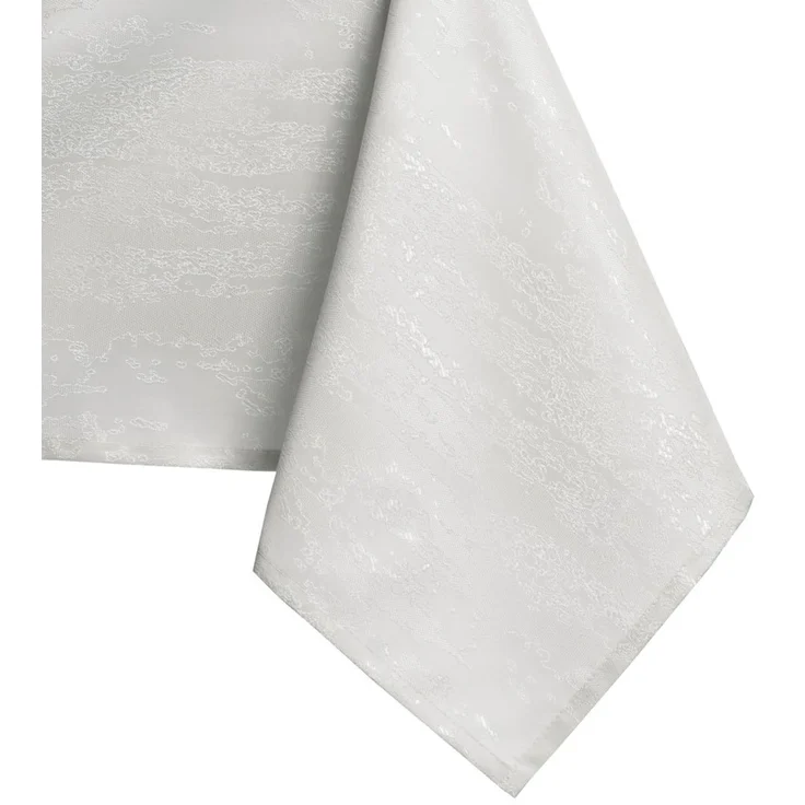 AmeliaHome Tischdecke 40x40 cm Mitteldecke Tischtuch Tafeldecke Vesta | Fleckschutz Lotuseffekt Abwaschbar Wasserabweisend Ornament Ecru