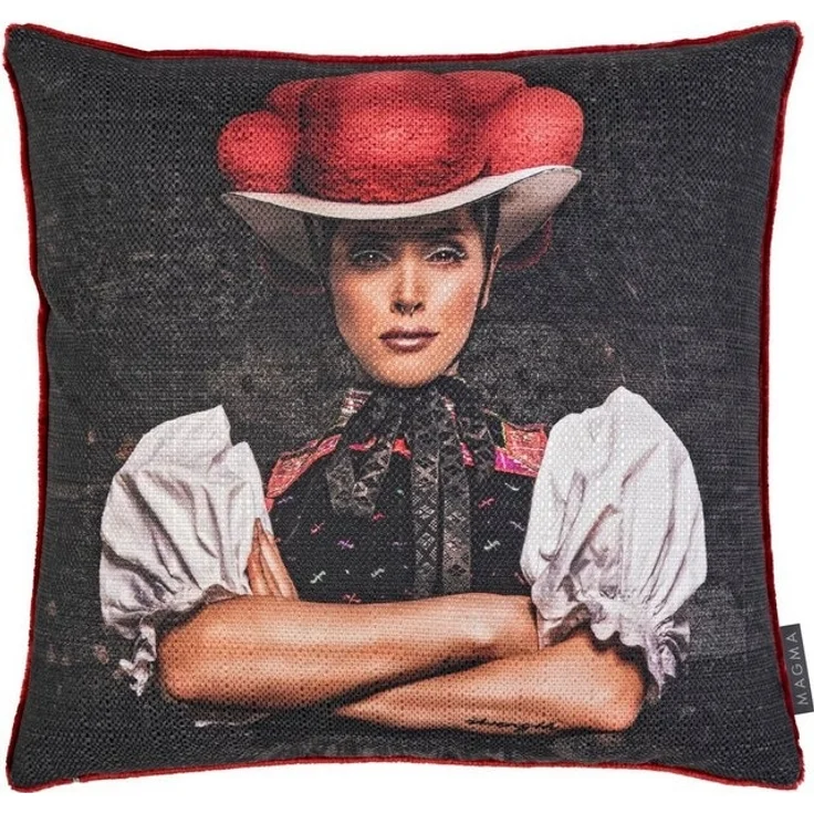 MAGMA Kissenhülle Artwood Schwarzwald Mädel ca. 45 x 45 cm – Bild 3