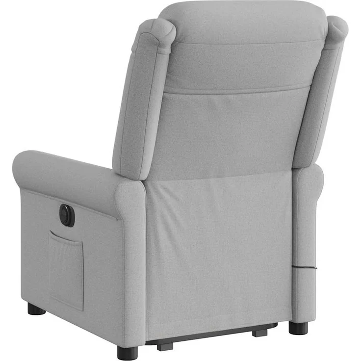 vidaXL Massagesessel mit Aufstehhilfe Elektrisch Wolkengrau Stoff 3303353 – Bild 7