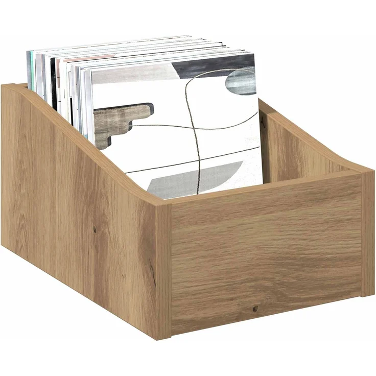 vidaXL LP Plattenbox Artisan-Eiche 23 x 33 x 16 cm Holzwerkstoff 8012792 – Bild 3