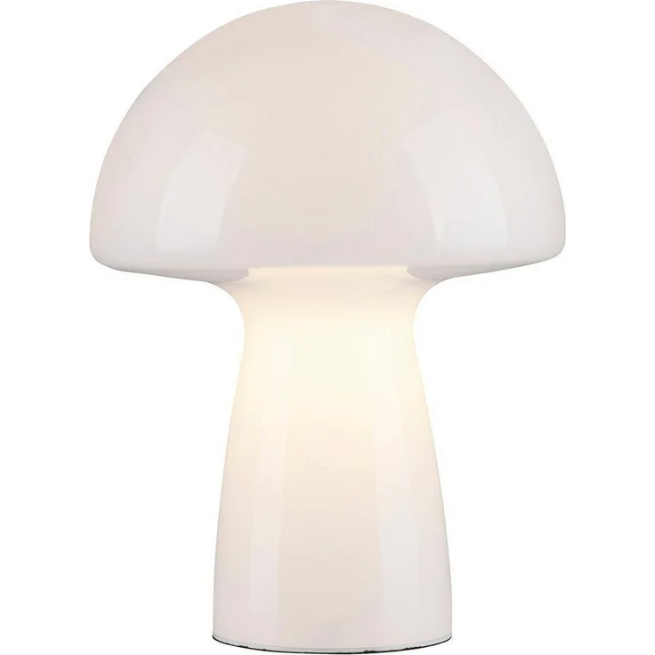 Paul Neuhaus Tischleuchte FUNGO, Weiß, Glas, Ø 21,5 x H 29 cm, ohne Leuchtmittel – Bild 3