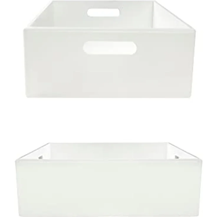 Creative Deco Holzkiste XXL Obstkiste Korb 40x30x13cm (1cm) mit Griffen ohne Deckel, mit Griffen, ohne Deckel – Bild 7