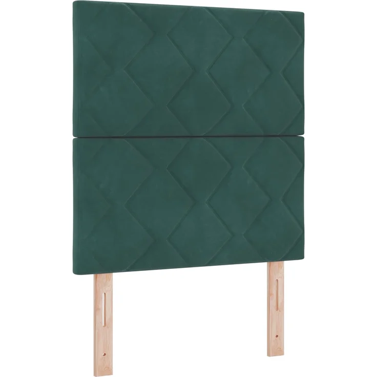 vidaXL Ottoman Bett mit Matratze Dunkelgrün 80 x 200 cm Samt 3457758 – Bild 4